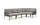 divano Komodo 5 AGAVE grigio komodo