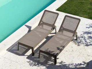 sunlounger Plano TORTORA tortora