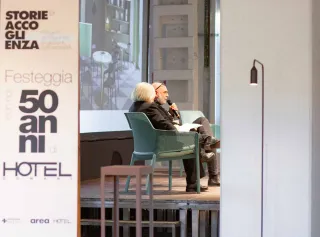 Storie di accoglienza conference, Net Relax on the stage