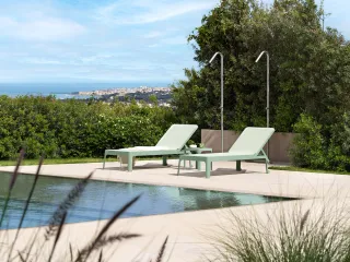 sunlounger Plano MENTA mandorla