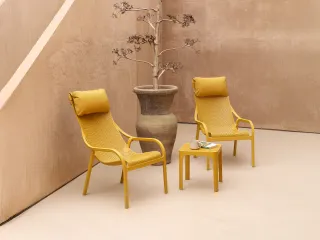 chair Net Lounge SENAPE - small table Net Table 40 SENAPE 