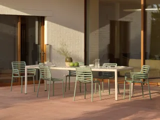 chair Doga AGAVE - table Tevere CORDA