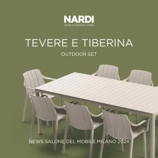 What’s new: the sweet life outdoors with the Tevere and Tiberina set