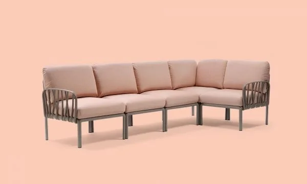 Komodo 5, a modular sofa for outdoor use ‹ Nardi Outdoor
